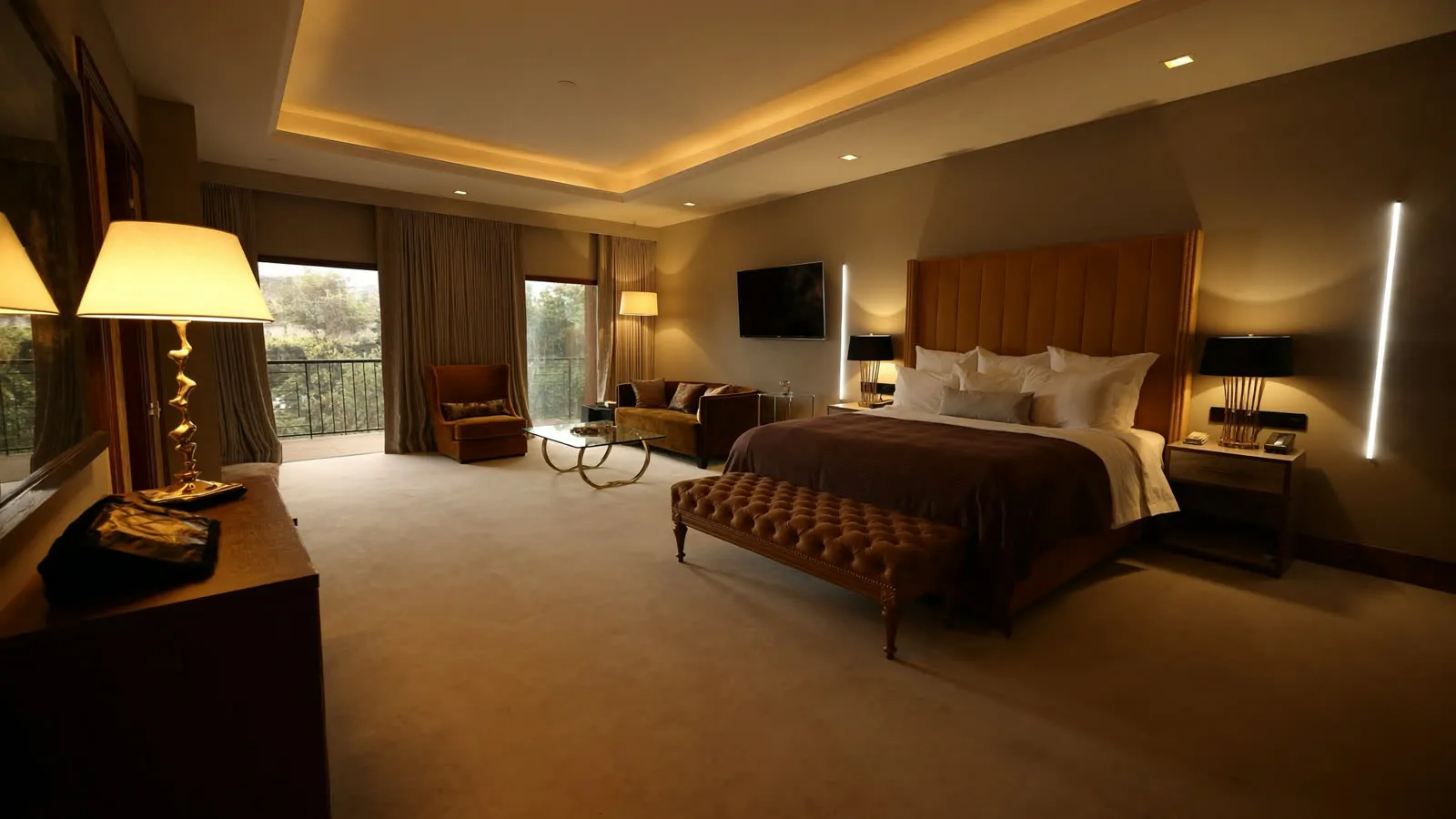 Interior da Suíte Deluxe do Áurea Palace